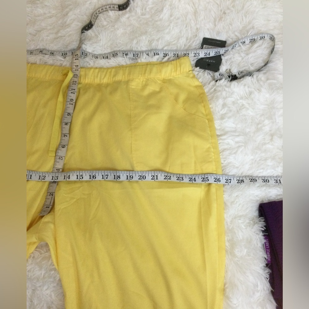 Matrix by Maeven semi jogger scrub trousers sunshine yellow Woman’s 3X - Picture 3 of 13